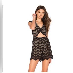 NIGHTCAP X FREE PEOPLE MARIPOSA CUT OUT romper size 2 (small) NEW